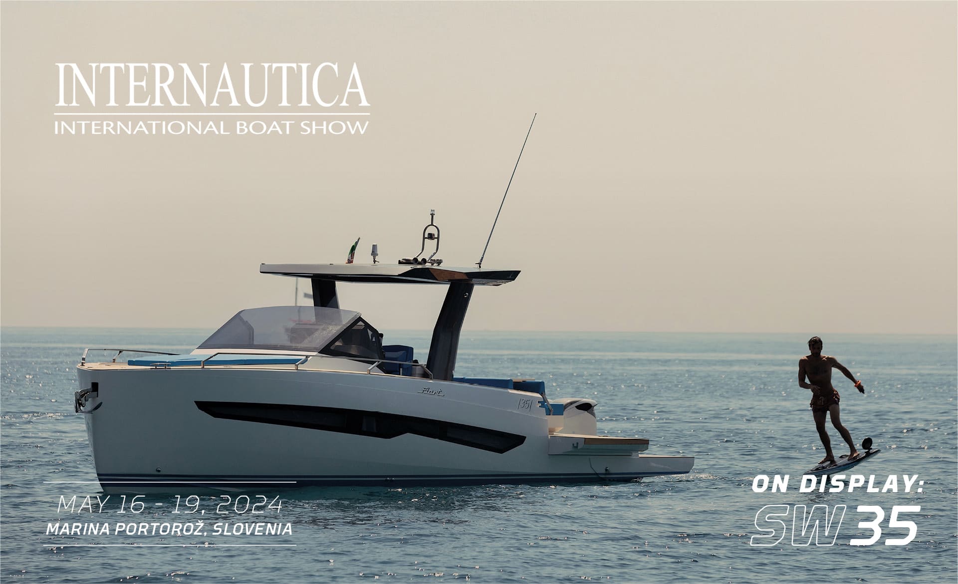 Fiart SW35 al Portoroz Boat Show con Veneziana Yachting